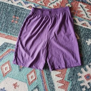 Funky purple bermuda shorts